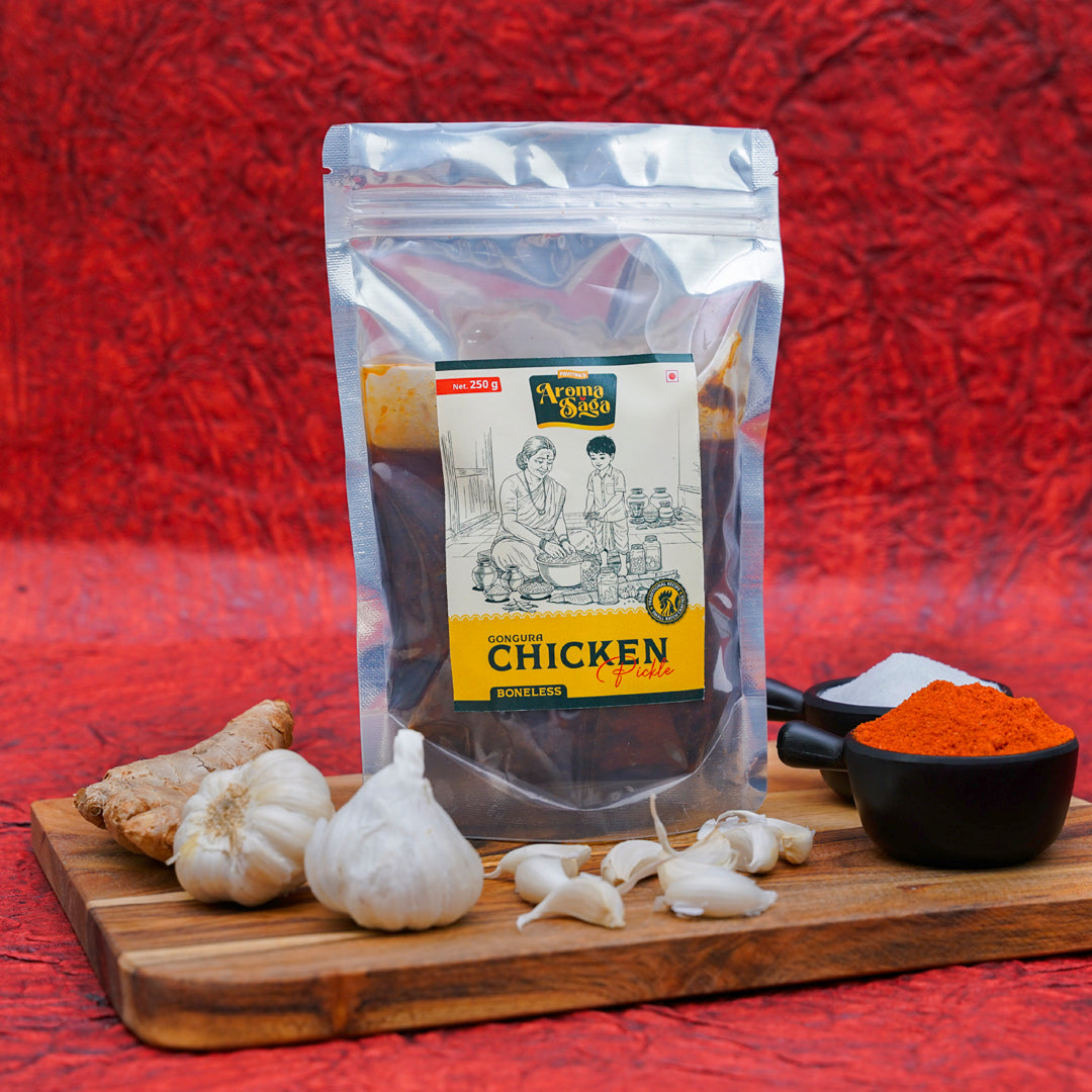 Gongura Chicken Pickle (Boneless)